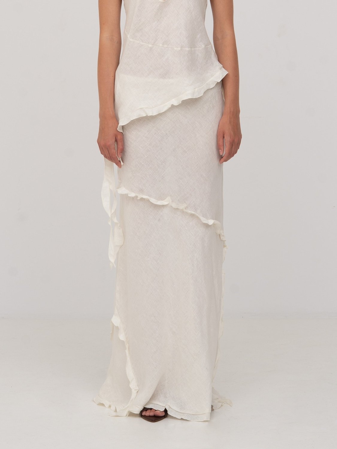 White Linen Ecstasy Skirt