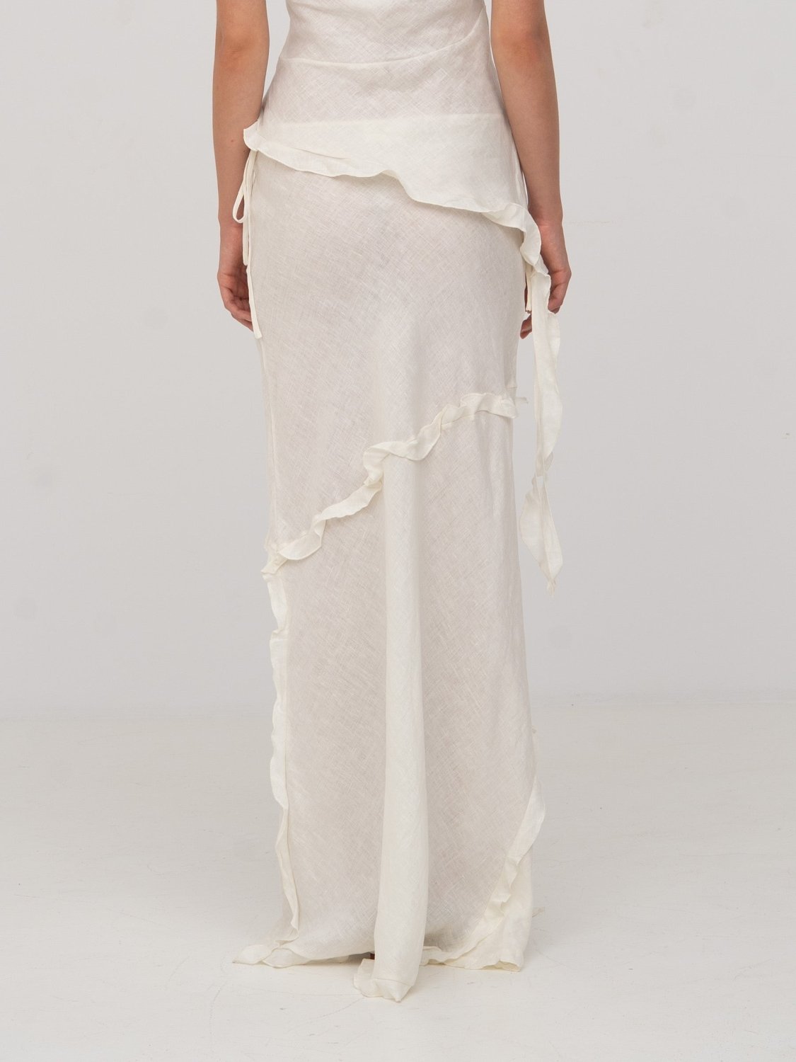 White Linen Ecstasy Skirt