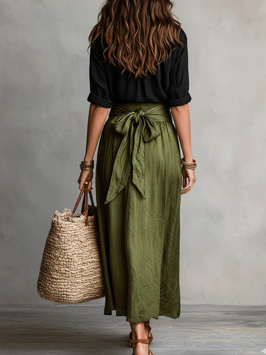 CLEO | Two-Piece Set with Midi Skirt