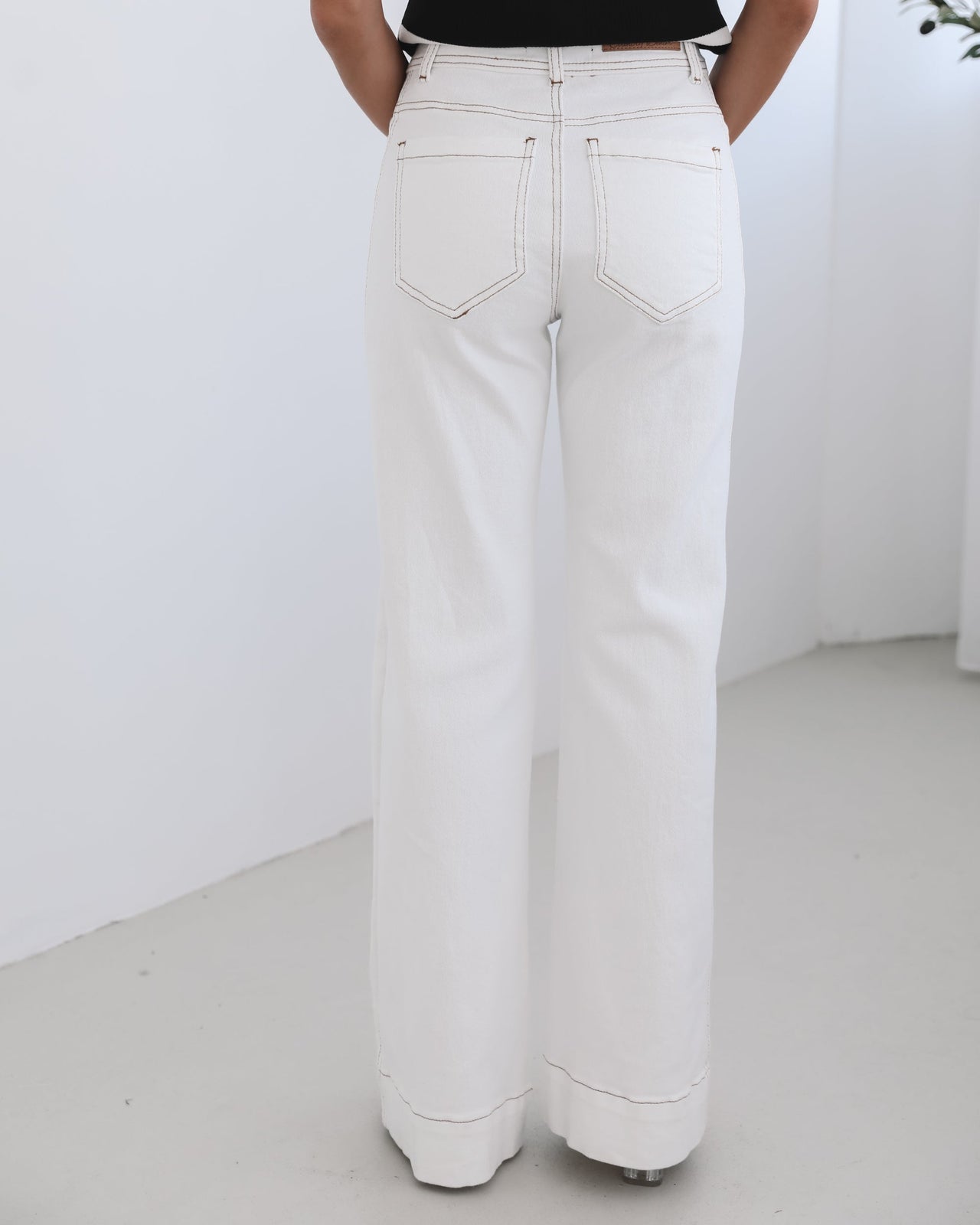 Yzabel Jeans - White Denim