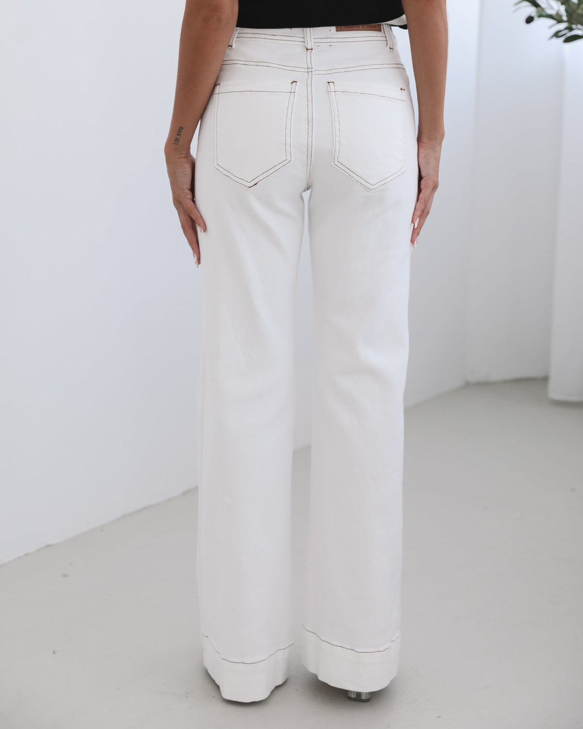 Yzabel Jeans - White Denim