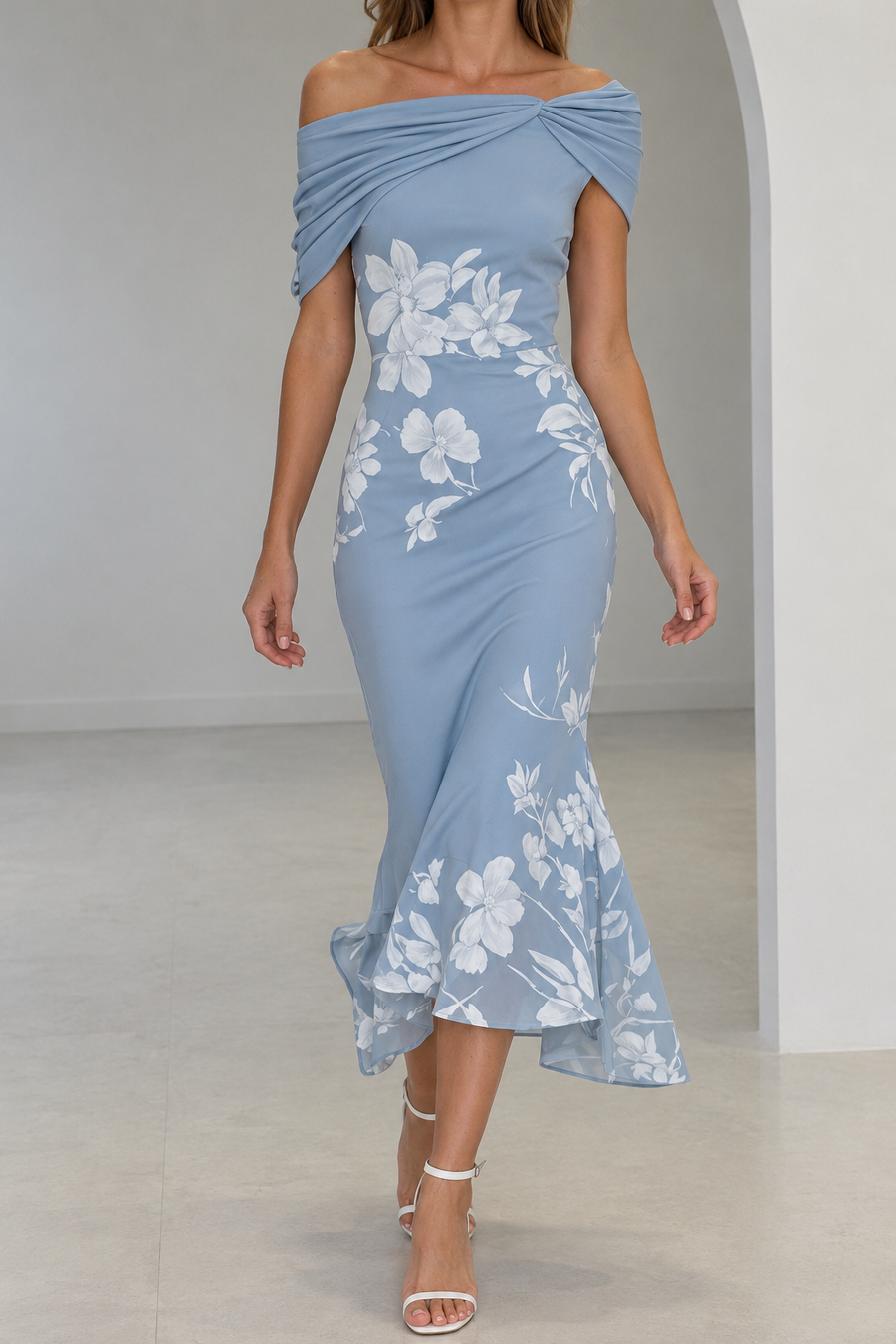 Women's Elegant Wedding Guest Dress | Midi