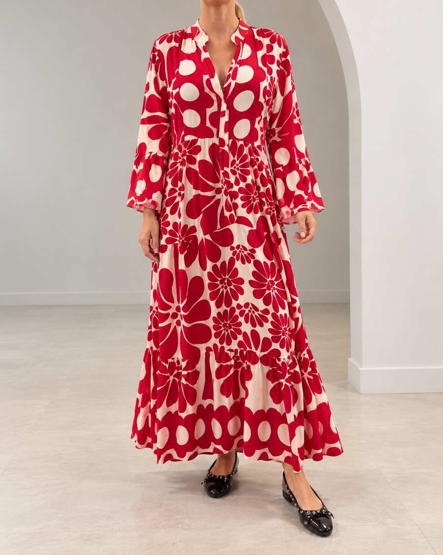 Marielle | Elegant Maxi Dress with Print