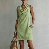 Haven - Elegant Pocket Mini Dress