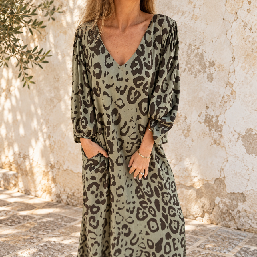 Denise | Dress with Leopard Print | NEW 2026