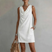 Haven - Elegant Pocket Mini Dress