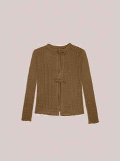 Exile Green Knit Cardigan