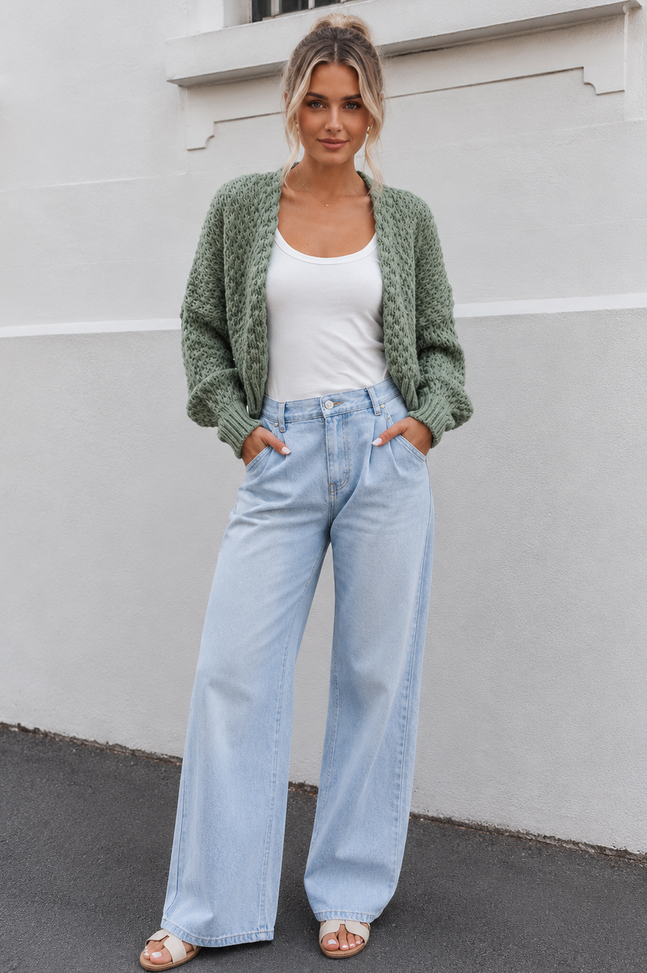 Dorine Cardigan - Forest Green