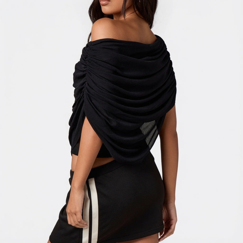 The Elara Draped Elegance Top